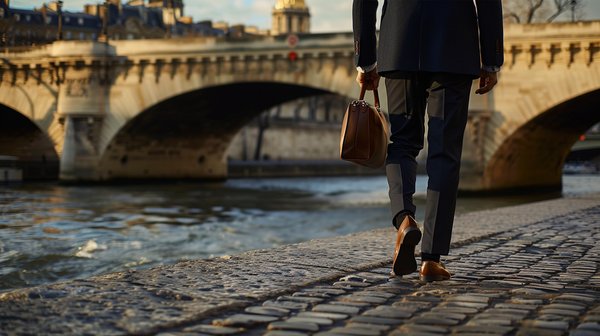 Sacoche Parisienne - sacoche homme : style et fonctionnalité